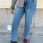 [Dear John] Anika Straight Leg Jean in Hazlett - The Pink Pineapple 850