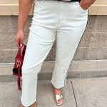 [Dear John] Anika Straight Leg Jeans in Cookies n Cream - The Pink Pineapple 850