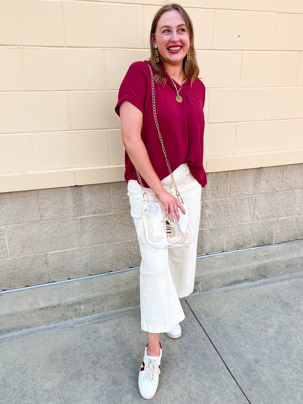 [Dear John] Audrey Cropped Wide Legs in Ivory - The Pink Pineapple 850