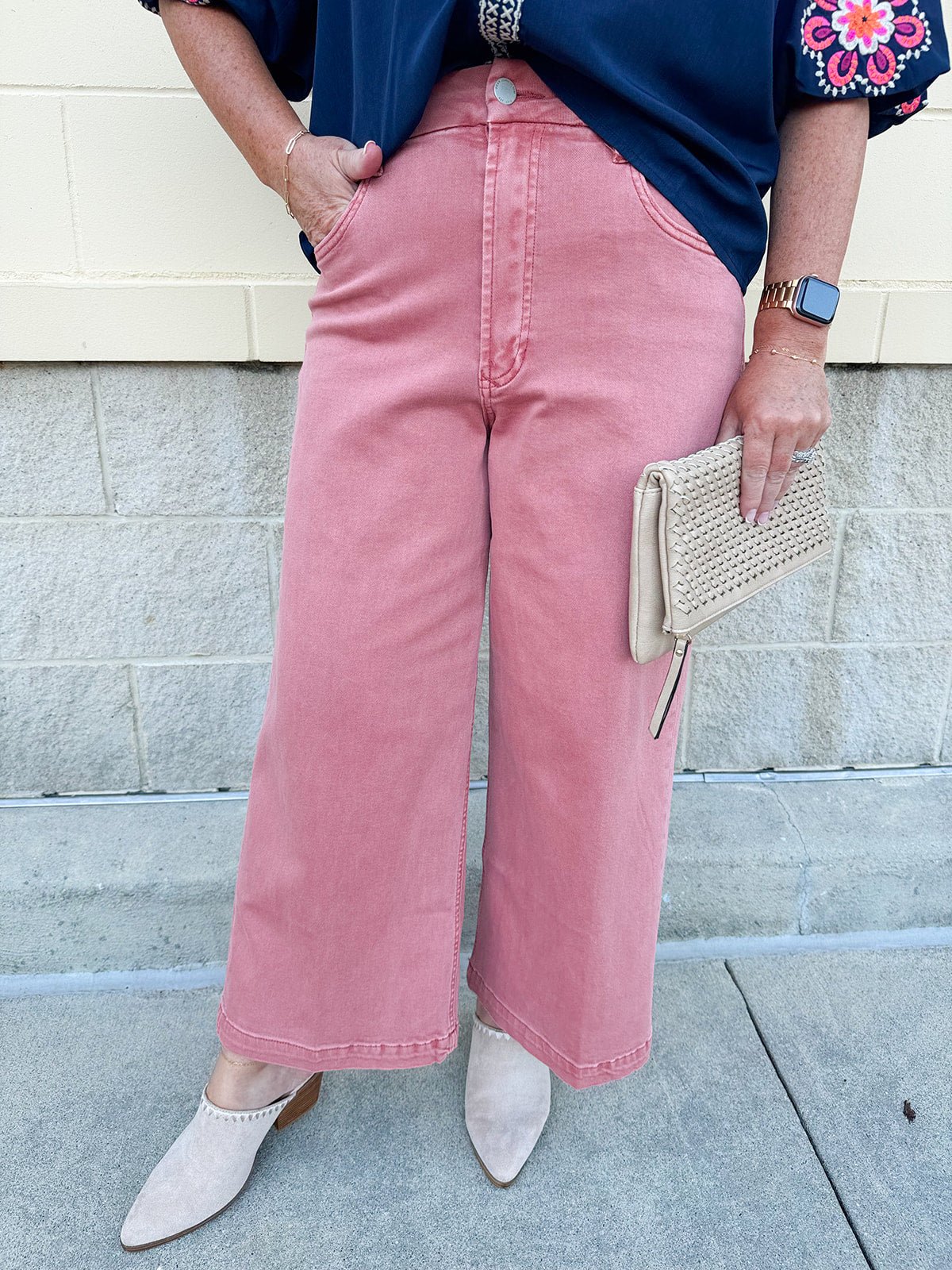 [Dear John] Audrey High Rise Crop Jeans in Terracotta - The Pink Pineapple 850