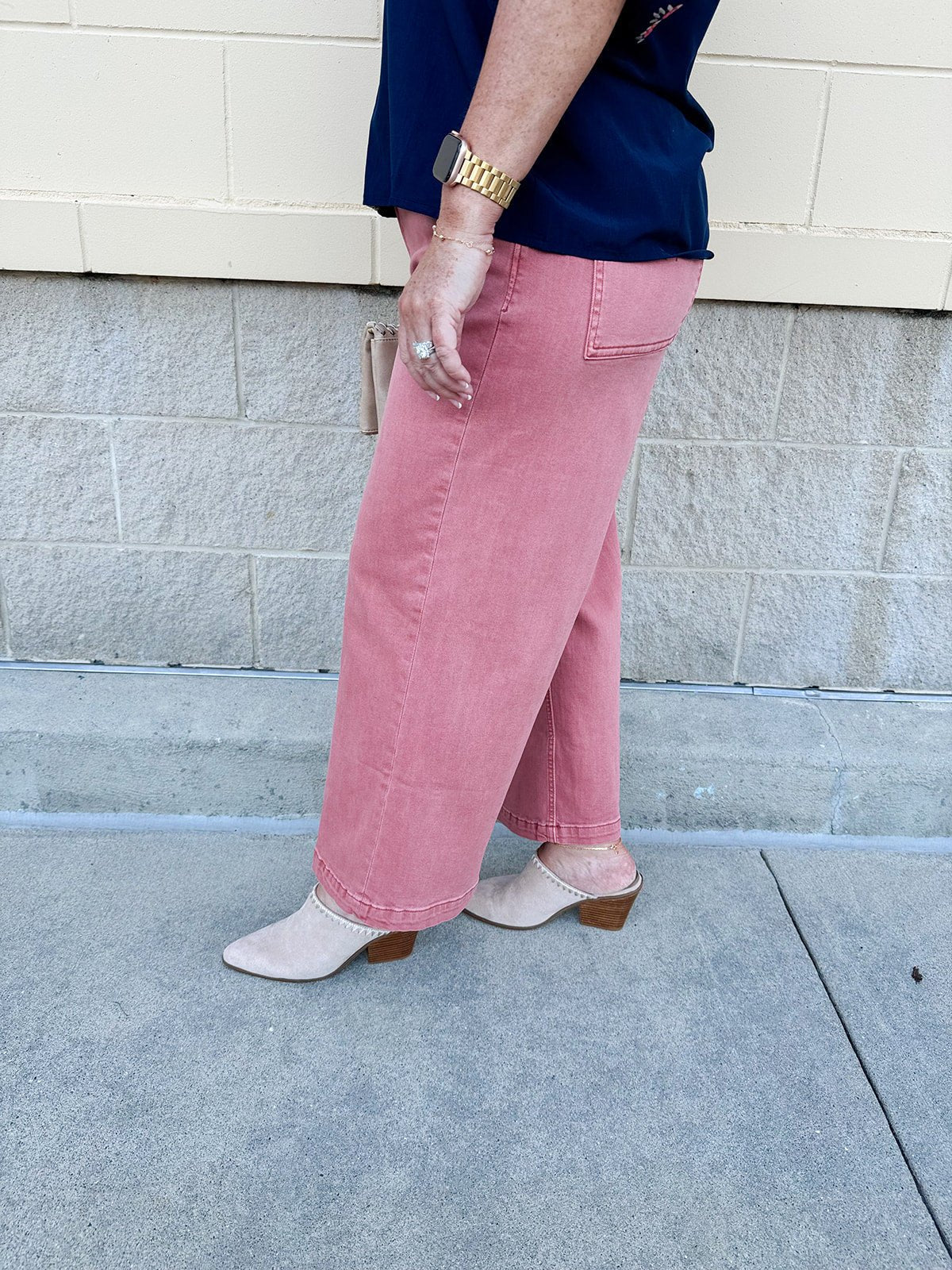 [Dear John] Audrey High Rise Crop Jeans in Terracotta - The Pink Pineapple 850