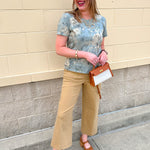 [Dear John] Audrey Wide Leg Jean in Khaki - The Pink Pineapple 850