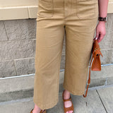 [Dear John] Audrey Wide Leg Jean in Khaki - The Pink Pineapple 850