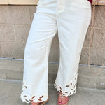 [Dear John] Audrey Wide Leg Jeans in Bayadera Lace - The Pink Pineapple 850