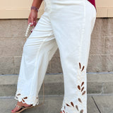 [Dear John] Audrey Wide Leg Jeans in Bayadera Lace - The Pink Pineapple 850