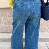 [Dear John] Audrey Wide Leg Jeans in Dark Wash - The Pink Pineapple 850