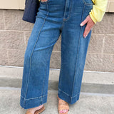 [Dear John] Audrey Wide Leg Jeans in Dark Wash - The Pink Pineapple 850