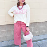 [Dear John] Audrey Wide Leg Jeans in Terracotta - The Pink Pineapple 850