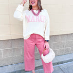 [Dear John] Audrey Wide Leg Jeans in Terracotta - The Pink Pineapple 850