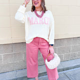 [Dear John] Audrey Wide Leg Jeans in Terracotta - The Pink Pineapple 850