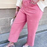 [Dear John] Audrey Wide Leg Jeans in Terracotta - The Pink Pineapple 850