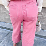 [Dear John] Audrey Wide Leg Jeans in Terracotta - The Pink Pineapple 850