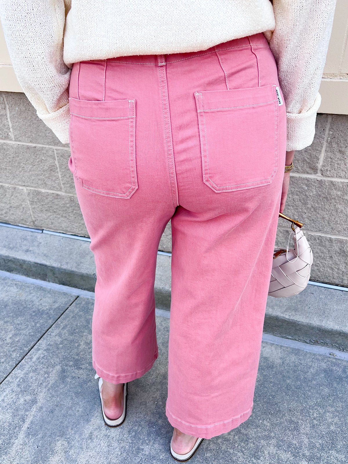 [Dear John] Audrey Wide Leg Jeans in Terracotta - The Pink Pineapple 850