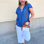 [Dear John] Audrey Wide Leg Jeans in White - The Pink Pineapple 850