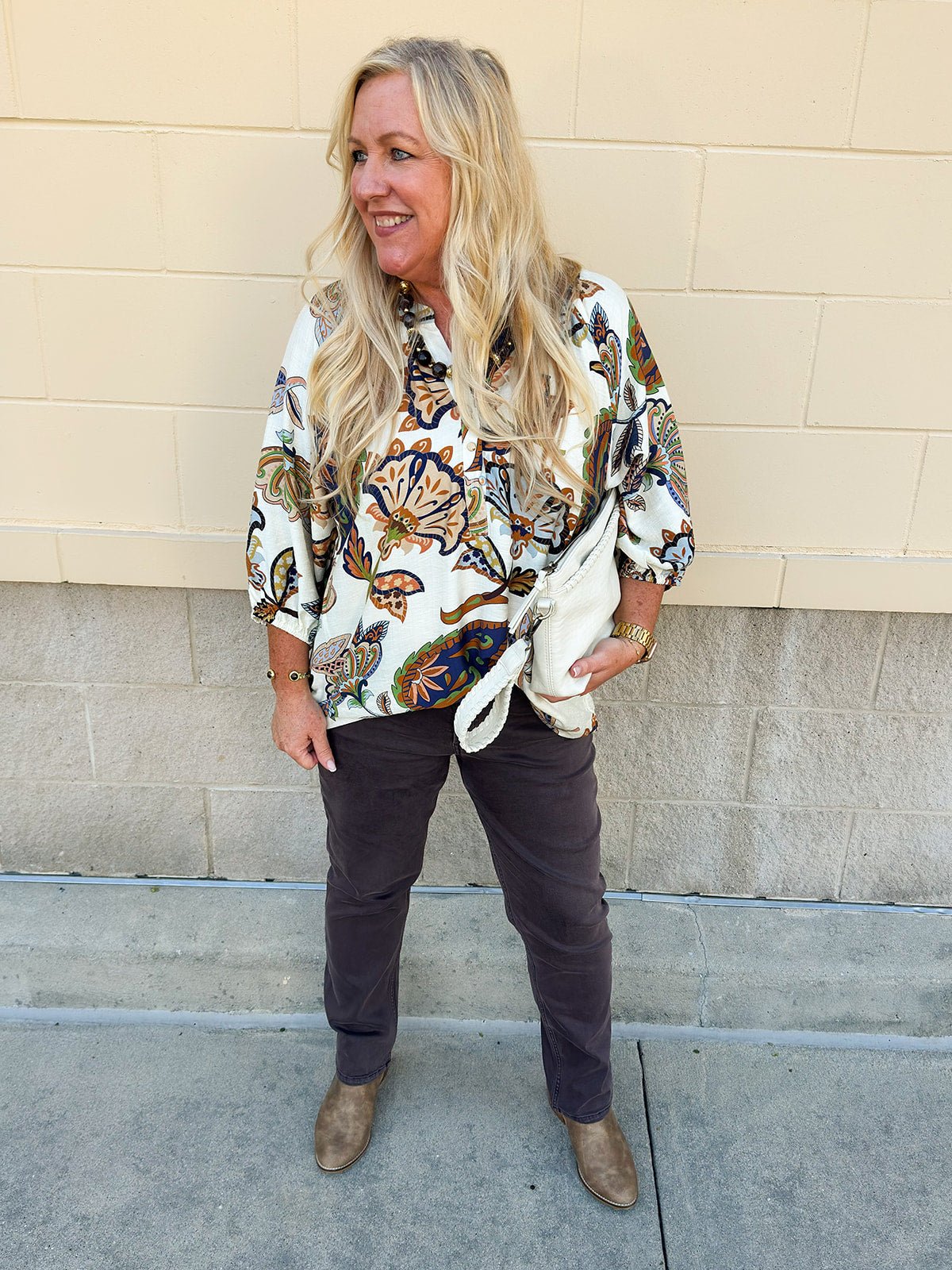 [Dear John] Blaire Mocha Brown Mid Rise Slim Jeans - The Pink Pineapple 850