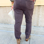 [Dear John] Blaire Mocha Brown Mid Rise Slim Jeans - The Pink Pineapple 850