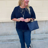 [Dear John] Catrina Classic Navy Top - The Pink Pineapple 850