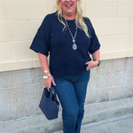 [Dear John] Catrina Classic Navy Top - The Pink Pineapple 850