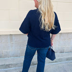 [Dear John] Catrina Classic Navy Top - The Pink Pineapple 850