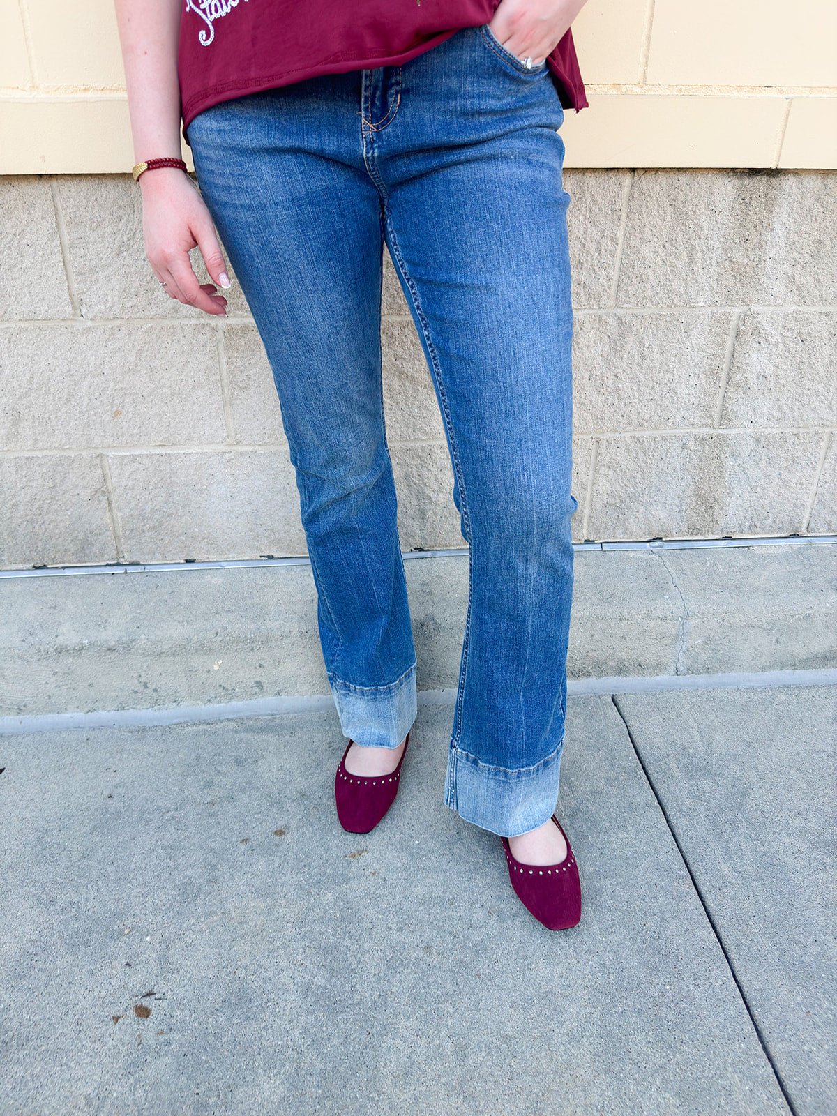 [Dear John] Coastal Roadtrip Bootcut Jeans – Jaxtyn Lagoon - The Pink Pineapple 850