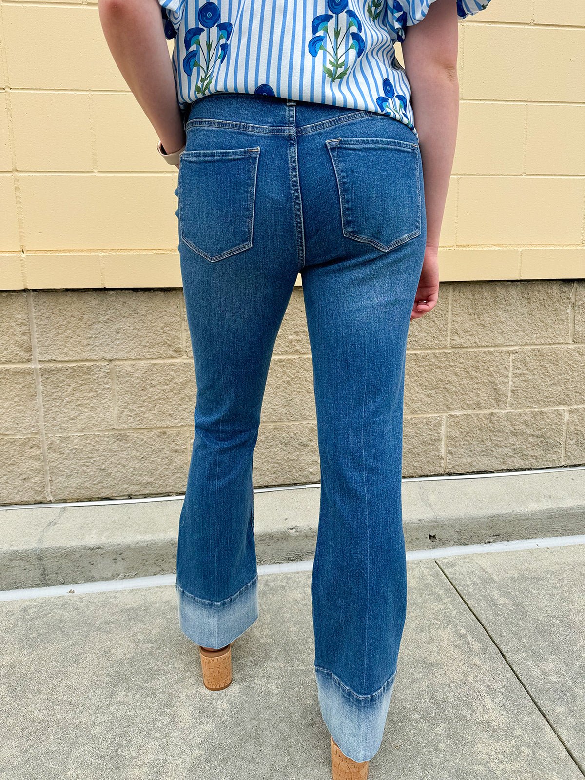 [Dear John] Coastal Roadtrip Bootcut Jeans – Jaxtyn Lagoon - The Pink Pineapple 850