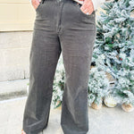 Dear John Fiona Wide Leg Jeans in Forest Pine - The Pink Pineapple 850