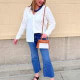 [Dear John] Galina Button Up in White - The Pink Pineapple 850