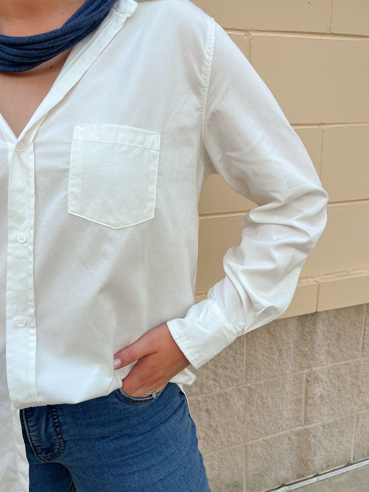 [Dear John] Galina Button Up in White - The Pink Pineapple 850