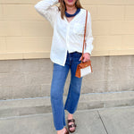 [Dear John] Galina Button Up in White - The Pink Pineapple 850