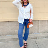 [Dear John] Galina Button Up in White - The Pink Pineapple 850