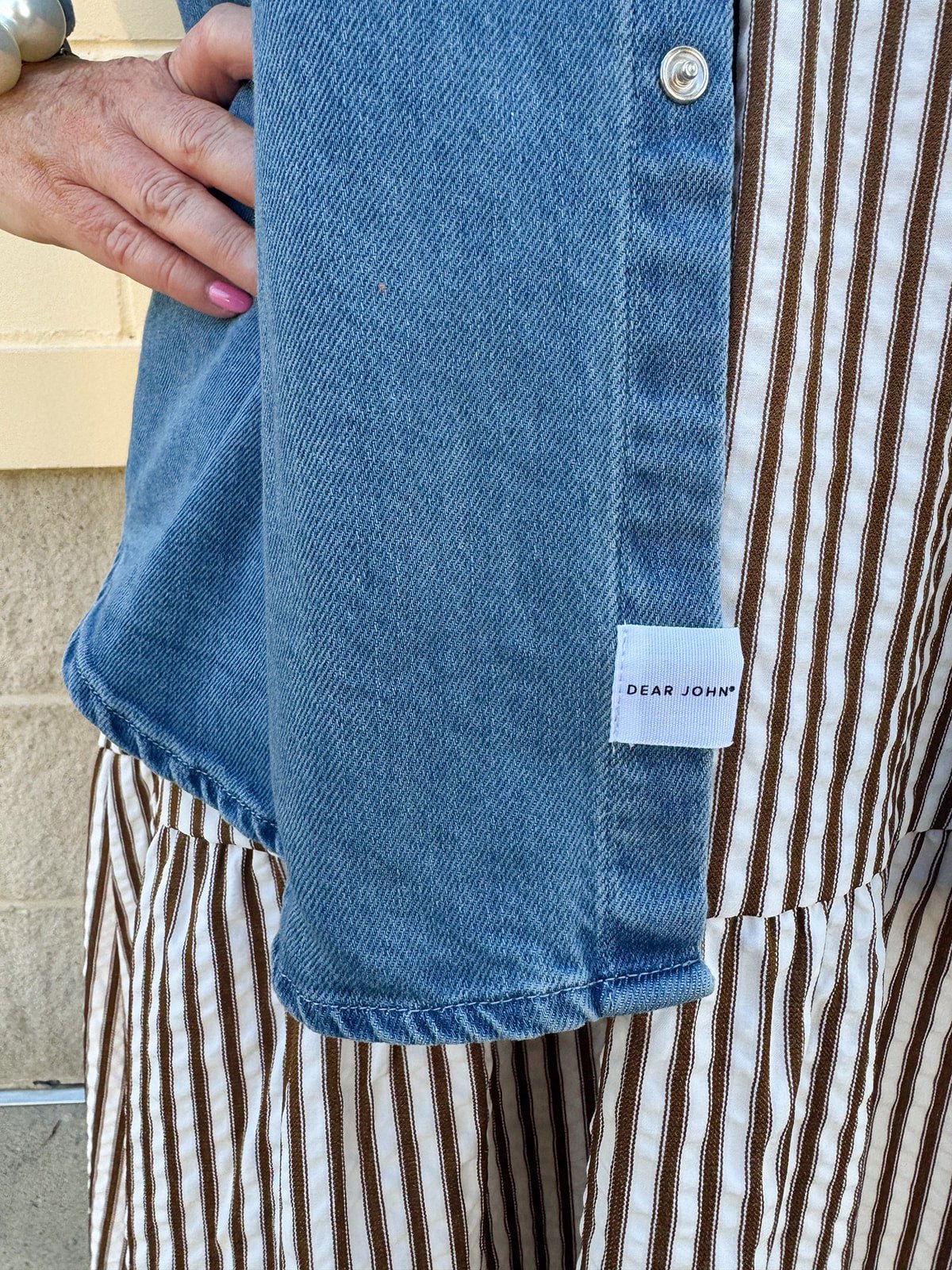 [Dear John] Galina Osalina Denim Button Down Shirt - The Pink Pineapple 850
