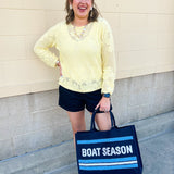 [Dear John] High Rise Hampton Shorts in Zodiac - The Pink Pineapple 850