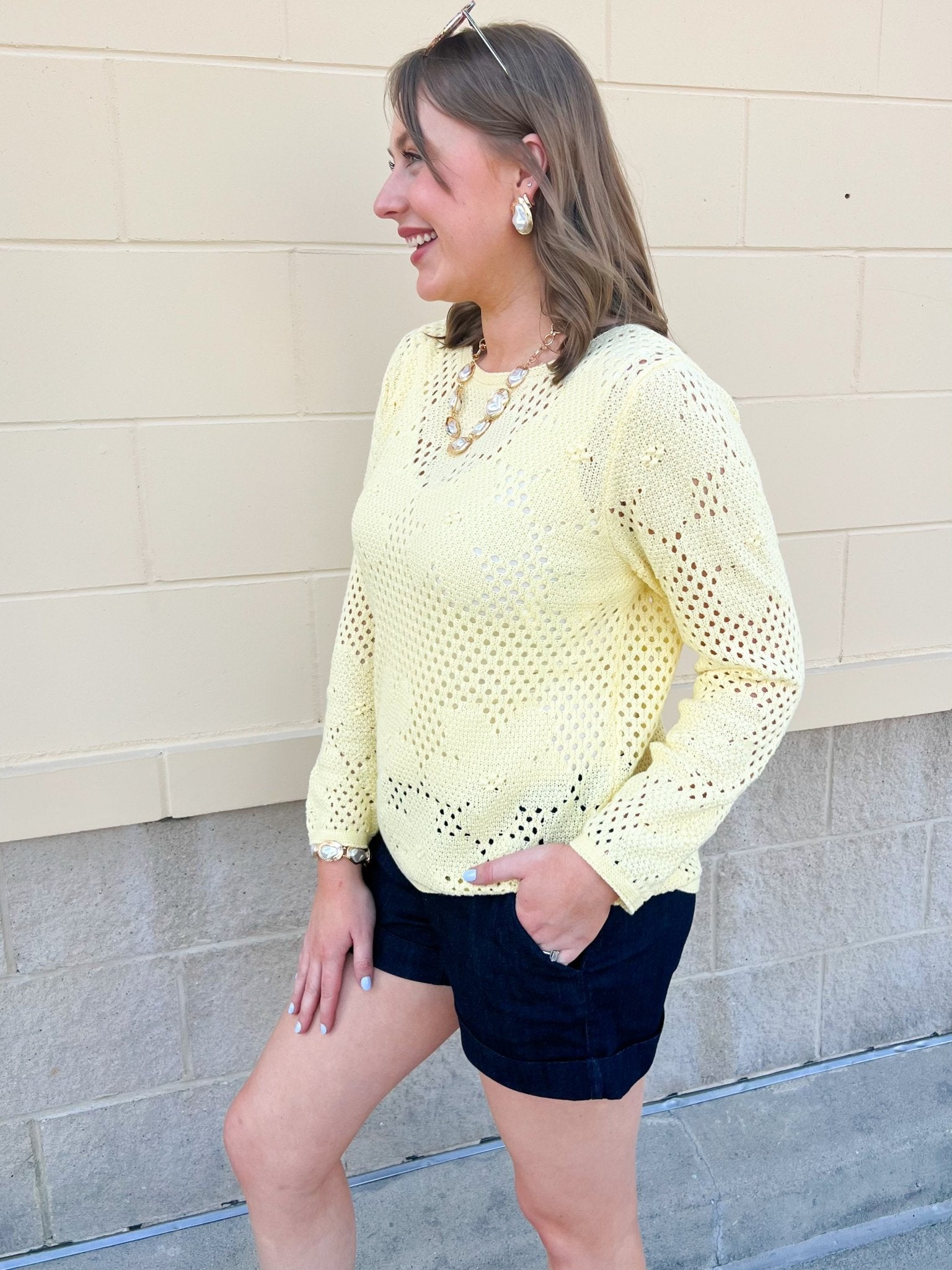 [Dear John] High Rise Hampton Shorts in Zodiac - The Pink Pineapple 850