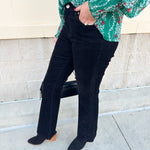 [Dear John] Jaxtyn Velvet Mid Rise Bootcut Jeans - The Pink Pineapple 850