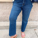 [Dear John] Jeanne Evergreen Flare Cropped Jeans - The Pink Pineapple 850