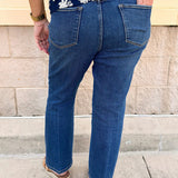 [Dear John] Jeanne Evergreen Flare Cropped Jeans - The Pink Pineapple 850
