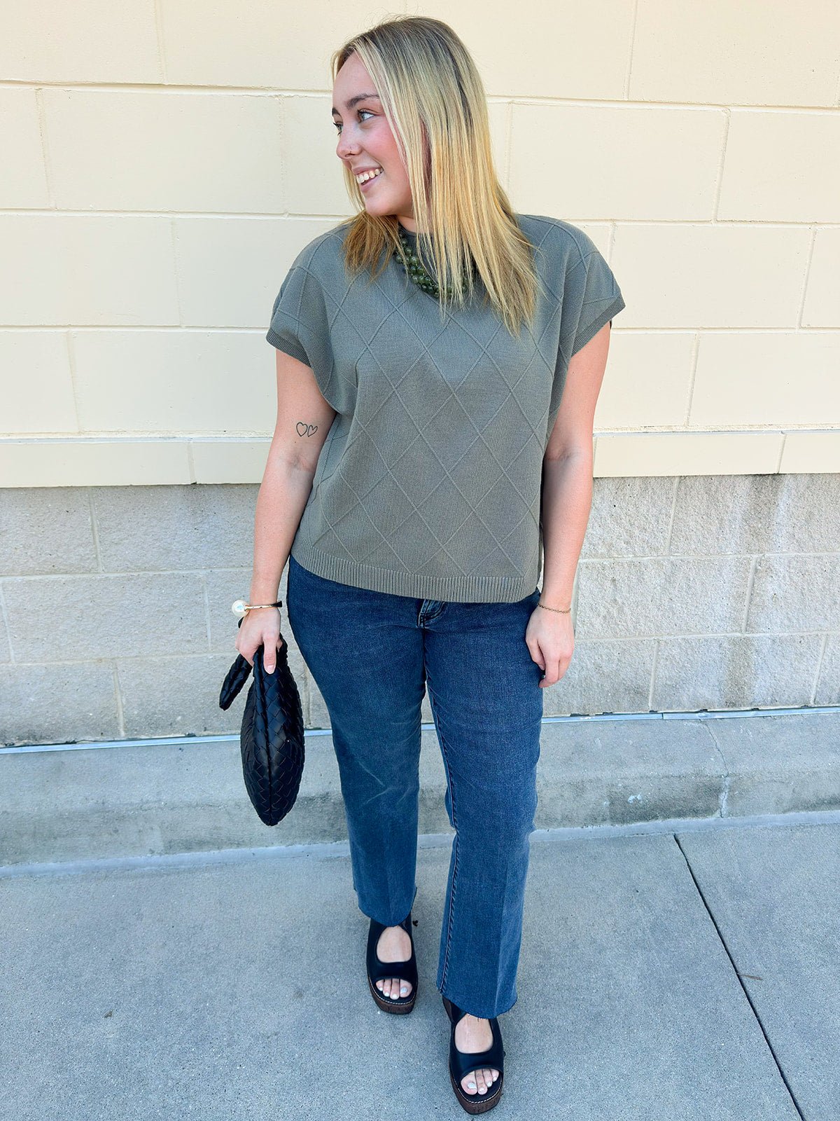 [Dear John] Jeanne Flare Jean in Callaway - The Pink Pineapple 850
