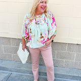[Dear John] Jeanne Mid - Rise Bootcut Jeans in Tuscany Pink - The Pink Pineapple 850