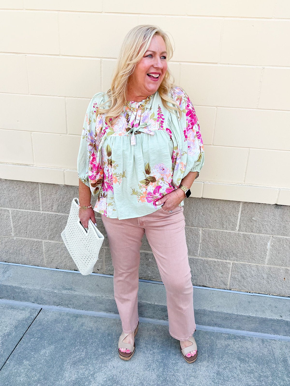 [Dear John] Jeanne Mid - Rise Bootcut Jeans in Tuscany Pink - The Pink Pineapple 850