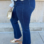 [Dear John] Jeanne Mid-Rise Cropped Flare Jeans in Richmond - The Pink Pineapple 850