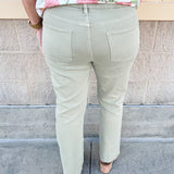 [Dear John] Jeanne Mid - Rise Flare Jeans in Abbey Stone - The Pink Pineapple 850
