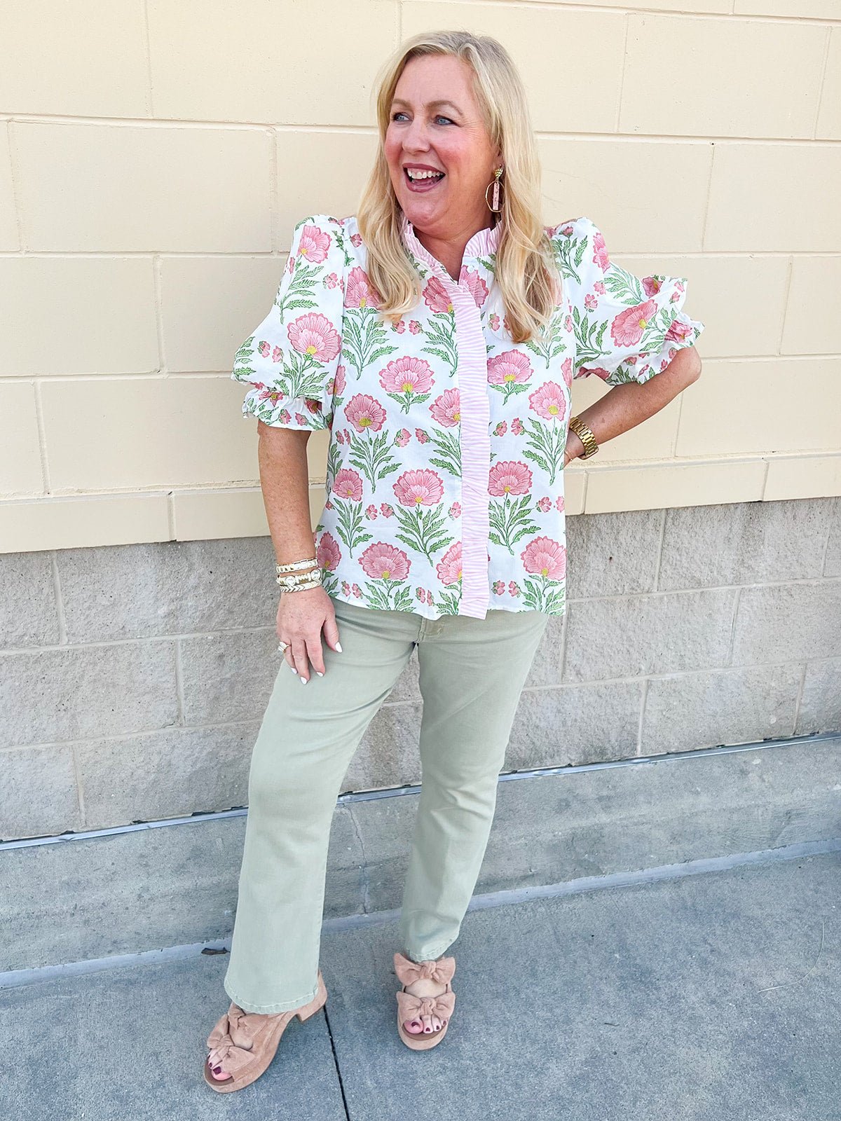[Dear John] Jeanne Mid - Rise Flare Jeans in Abbey Stone - The Pink Pineapple 850