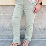 [Dear John] Jeanne Mid - Rise Flare Jeans in Abbey Stone - The Pink Pineapple 850