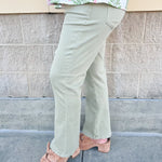 [Dear John] Jeanne Mid - Rise Flare Jeans in Abbey Stone - The Pink Pineapple 850
