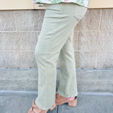 [Dear John] Jeanne Mid - Rise Flare Jeans in Abbey Stone - The Pink Pineapple 850