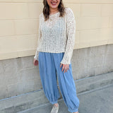 [Dear John] Open Knit Sweater - The Pink Pineapple 850