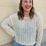 [Dear John] Open Knit Sweater - The Pink Pineapple 850