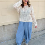 [Dear John] Open Knit Sweater - The Pink Pineapple 850