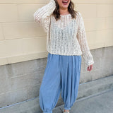 [Dear John] Open Knit Sweater - The Pink Pineapple 850
