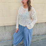 [Dear John] Open Knit Sweater - The Pink Pineapple 850